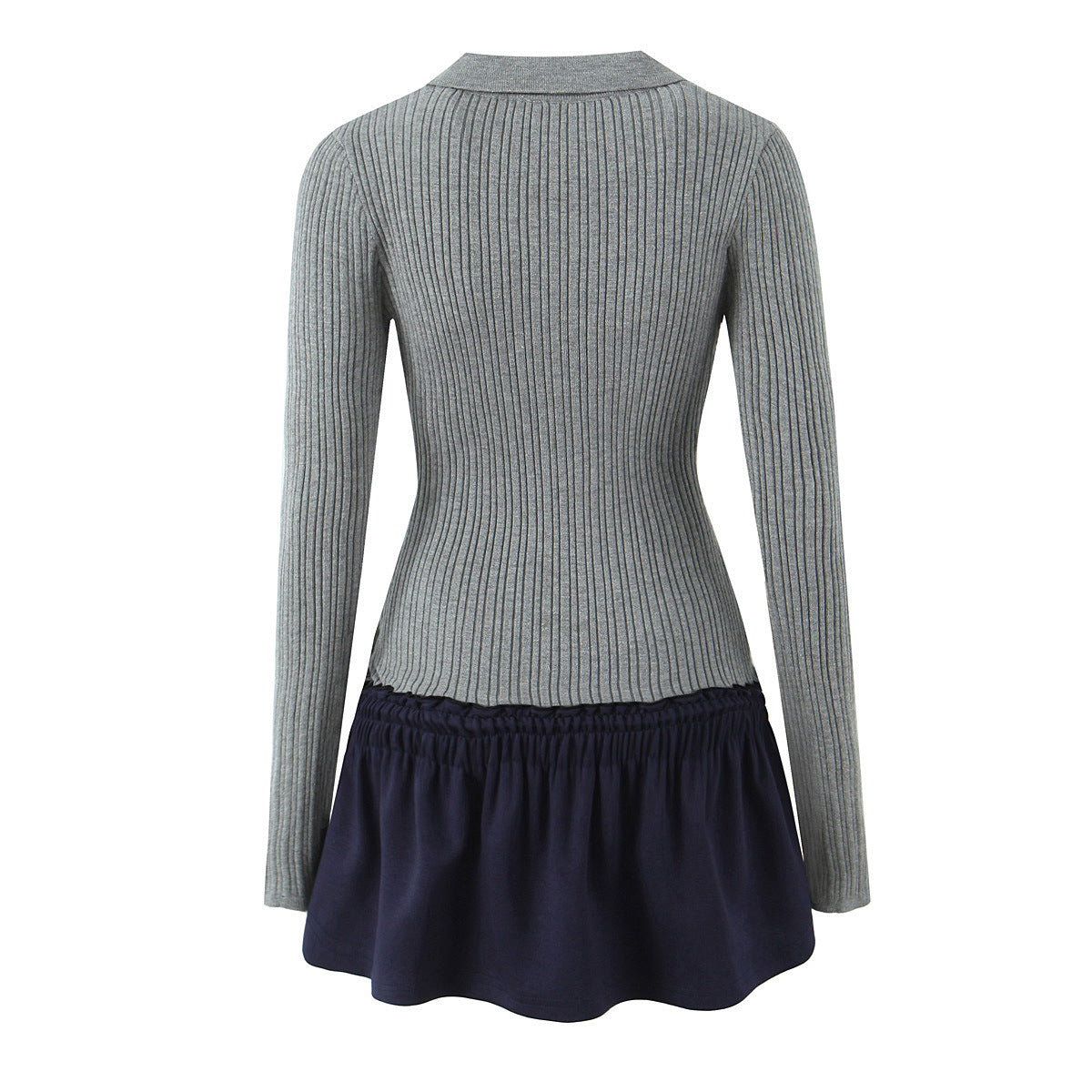 UNIKCOSA Velora Splicing Drawstring Ultra Short Dress π«