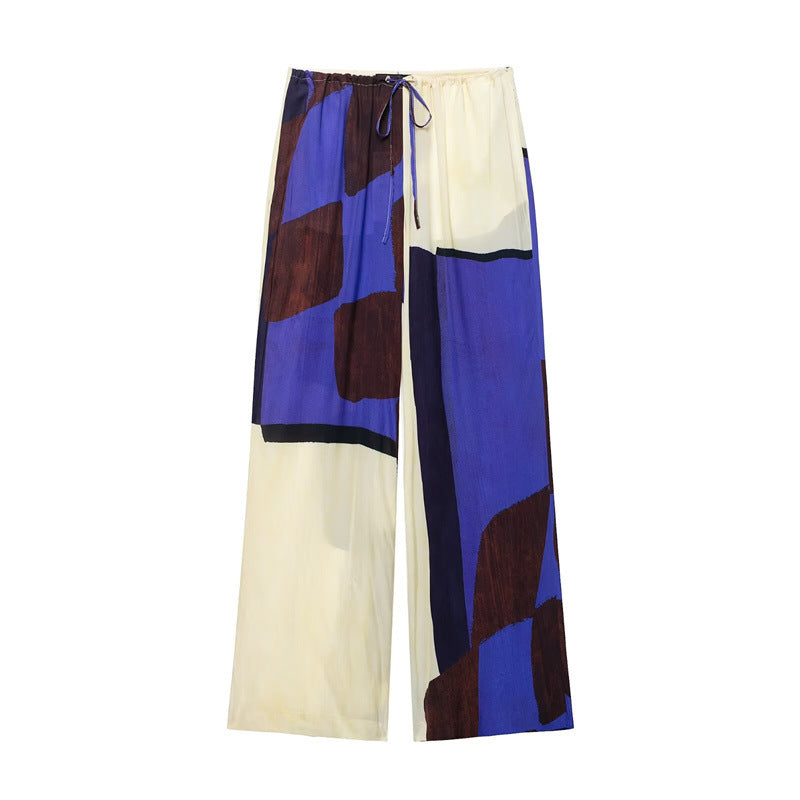 UNIKCOSA SkyMuse 2-Piece Halter Top & High-Waist Pant Set for Women 💙