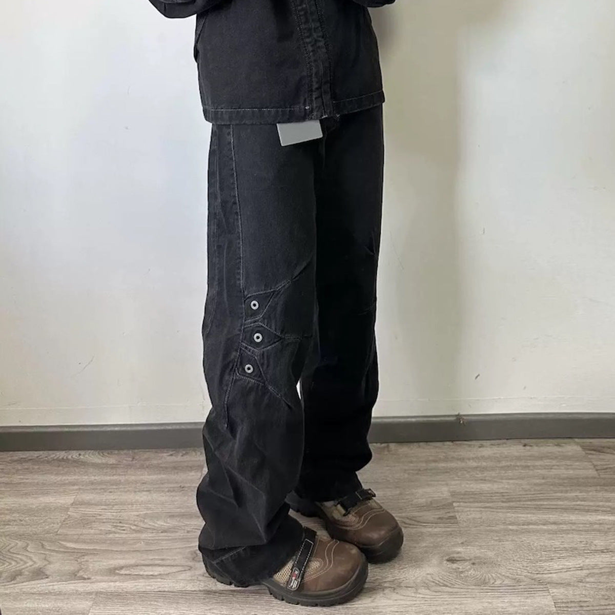 UNIKCOSA UrbanSoul StreetFlow Wide Leg Denim Pants 💫