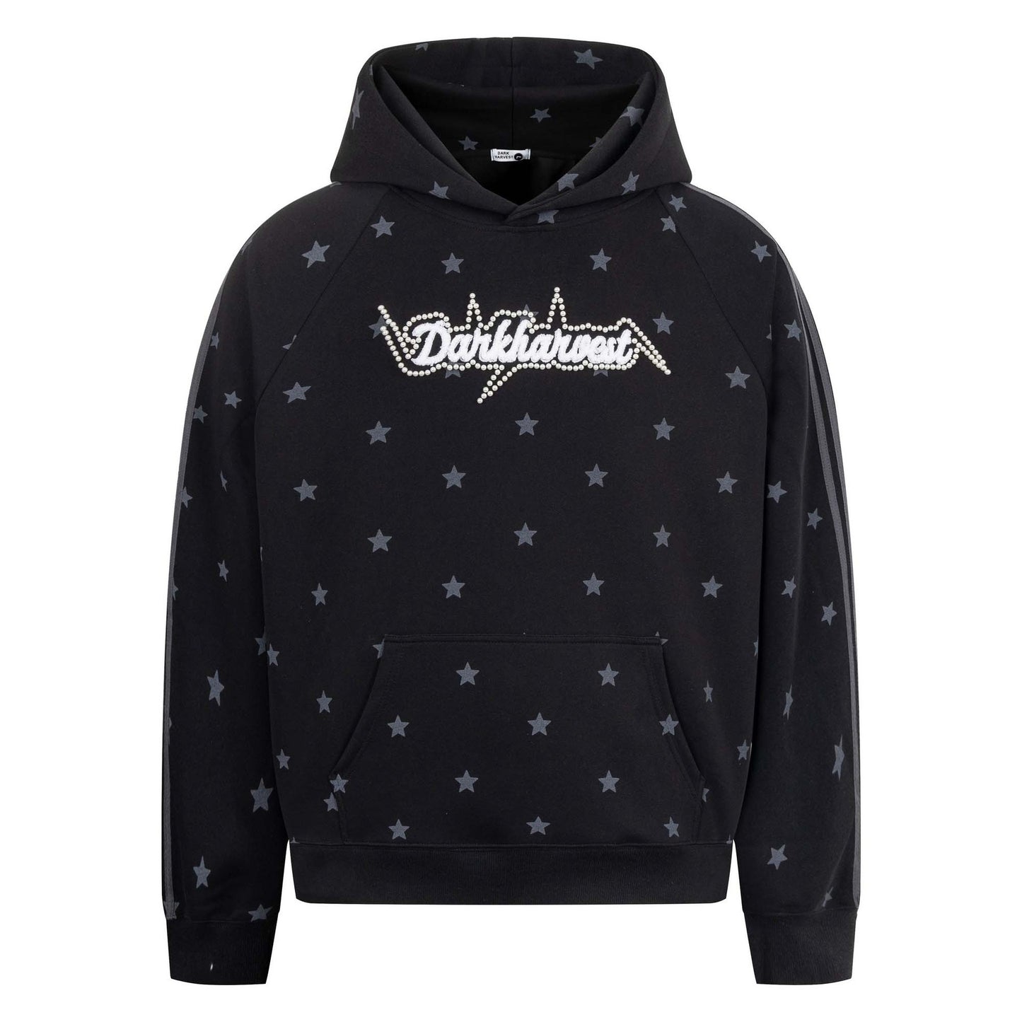 UNIKCOSA StarEdge Embroidered Rhinestone Street Hoodie ✨ (Unisex)