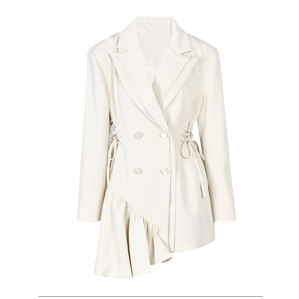 UNIKCOSA Velora Double Neck Blazer Dress For Autumn 💫