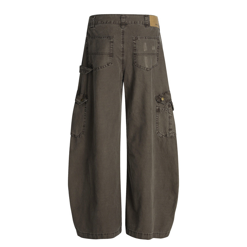 UNIKCOSA UrbanSoul Deconstructed Wide-Leg Denim Pants 💫