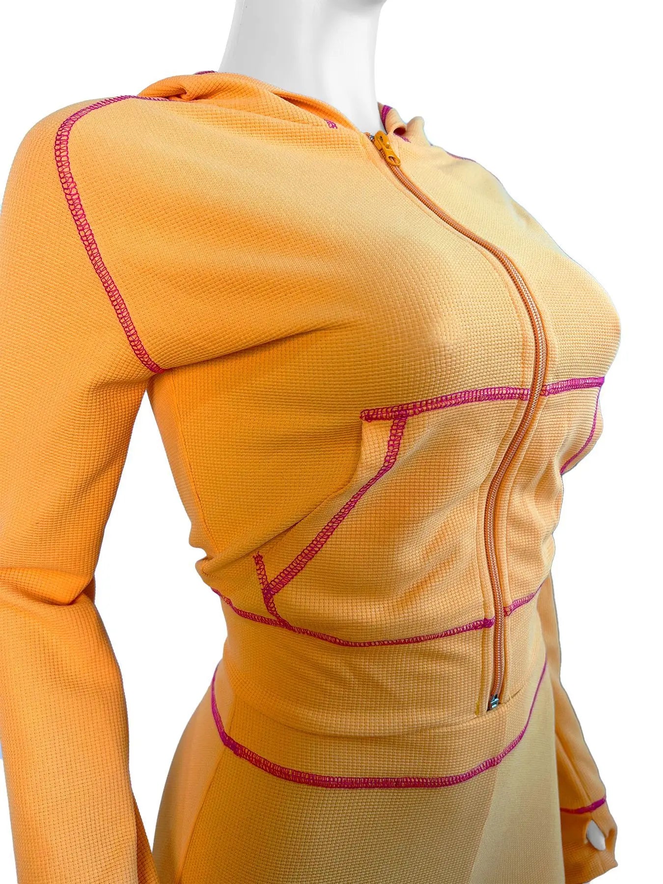 UNIKCOSA LuxeEase Waffle Knit Tracksuit Two-Piece Set 💫