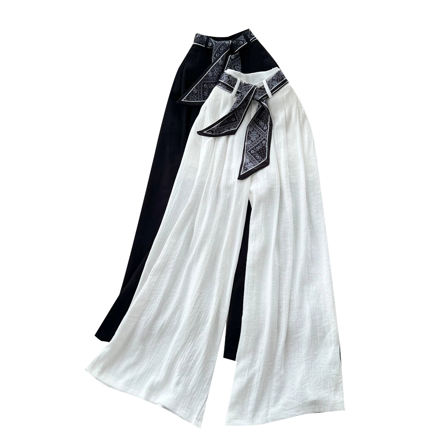 UNIKCOSA Women’s Summer Wide-Leg Pants – 2025 High-Waist Printed Long Outdoor Trousers (Casual Chic Edition)