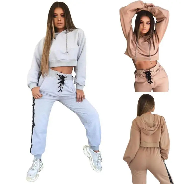 UNIKCOSA’s 2025 Autumn Tracksuit — Casual Hoodie Pullover + Pants 2-Piece Set
