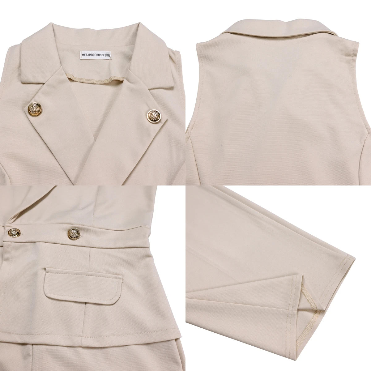 Elegant Sleeveless Wide-Leg Fashionable Comfortable Women’s Romper Jumpsuit