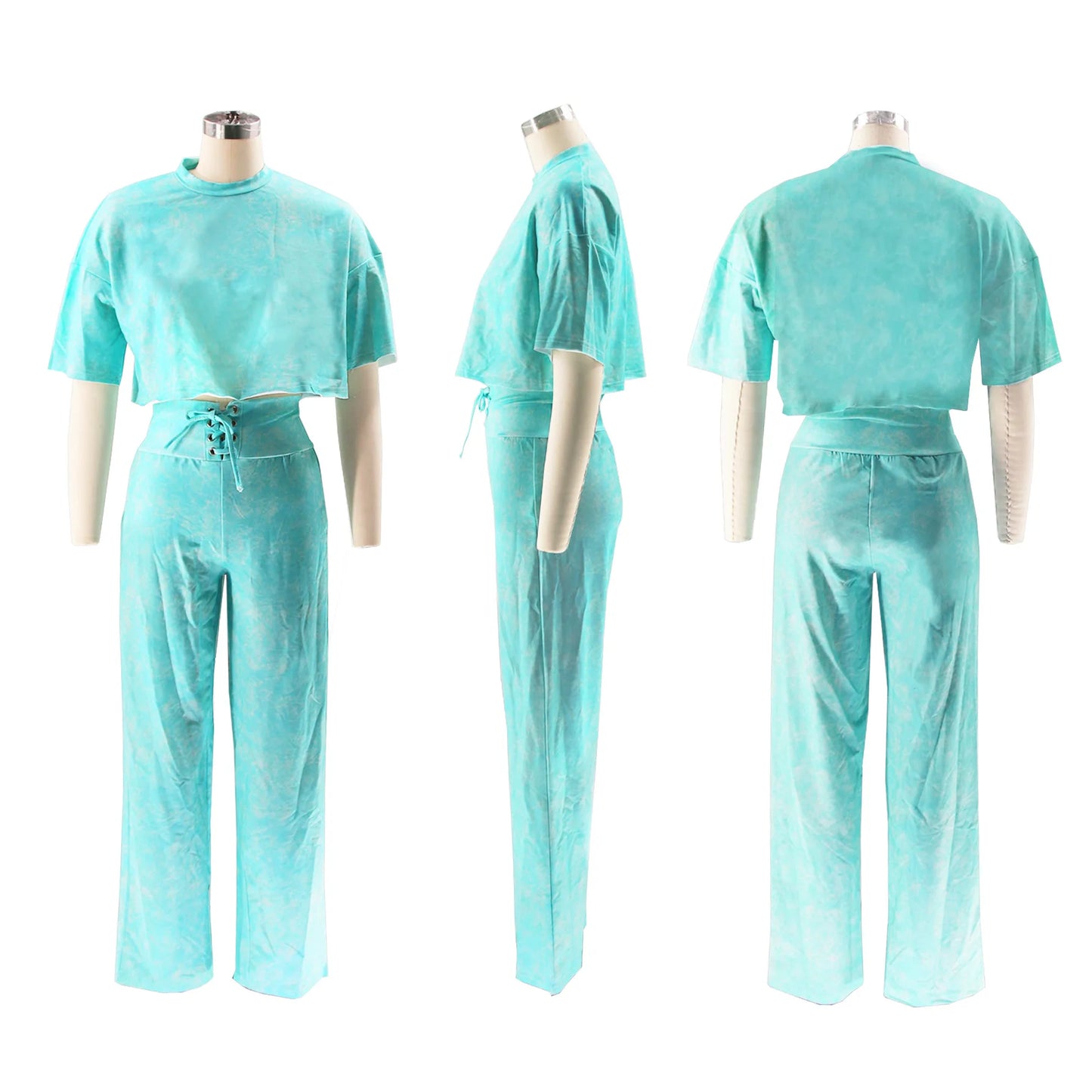 UNIKCOSA Velora Two-Piece Set Tie-Dye Summer Lounge 💫