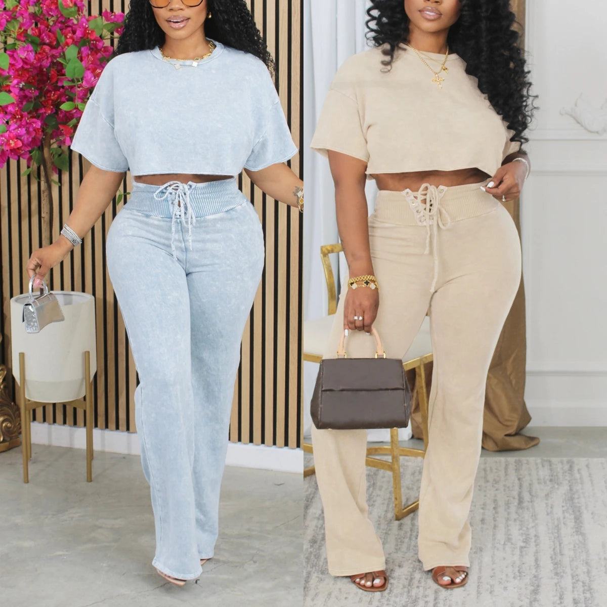 UNIKCOSA Velora Two-Piece Set Tie-Dye Summer Lounge 💫