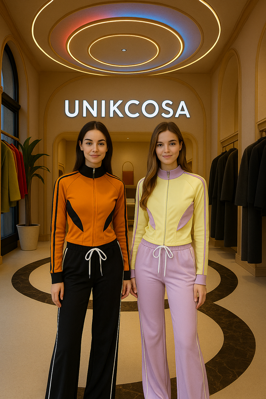 UNIKCOSA Velora Color Block Sport Set Two Piece Activewear💫