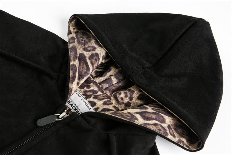UNIKCOSA UrbanSoul Leopard Print Hooded Jacket Edition 🌆