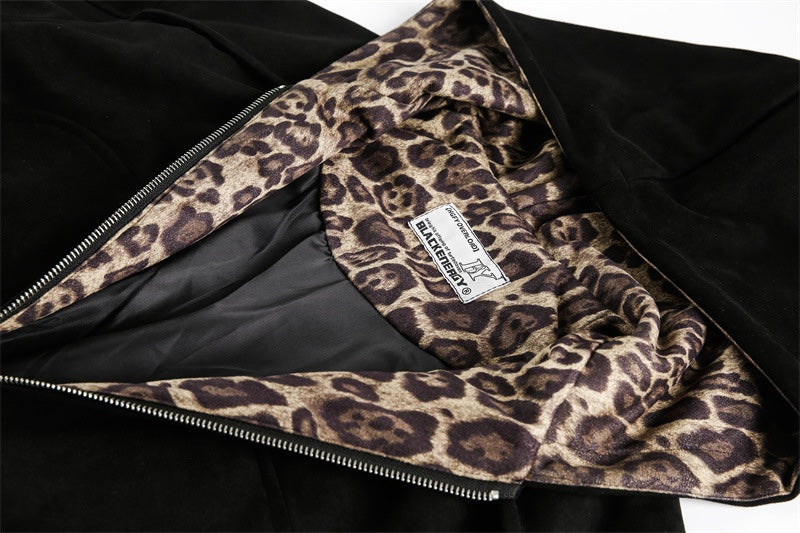 UNIKCOSA UrbanSoul Leopard Print Hooded Jacket Edition 🌆