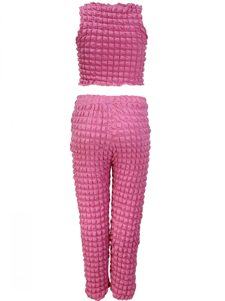 UNIKCOSA’s 2025 Plus-Size Summer Set — Printed Top + Pants 2-Piece Outfit