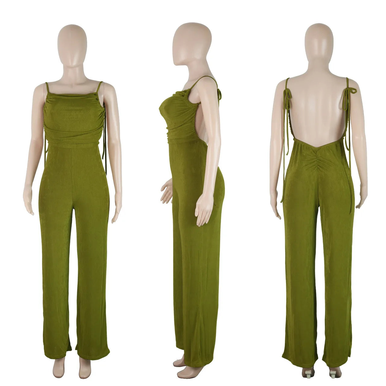 UNIKCOSA™ 2025 Summer Sling Jumpsuit – Sexy Sleeveless One-Piece with High-Waist Long Pants | Women’s Y2K Streetwear Romper