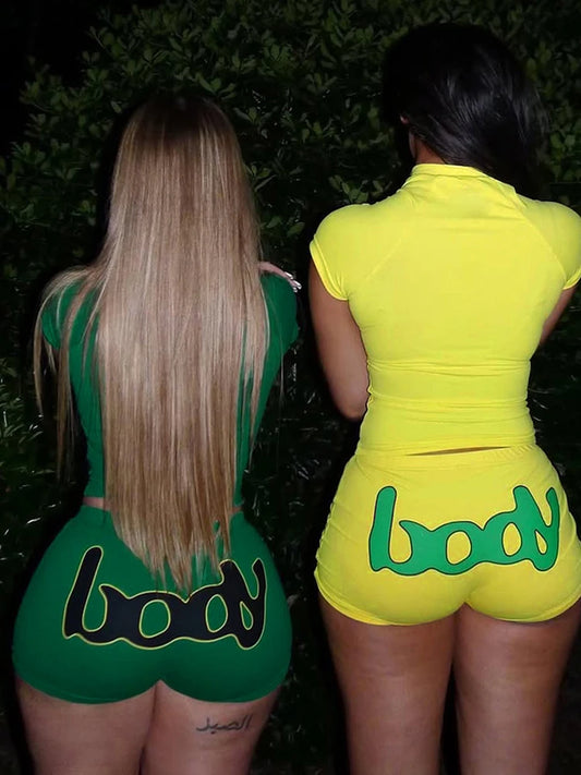 UNIKCOSA UrbanSoul Two-Piece Set Street-Chic Letter Print π«