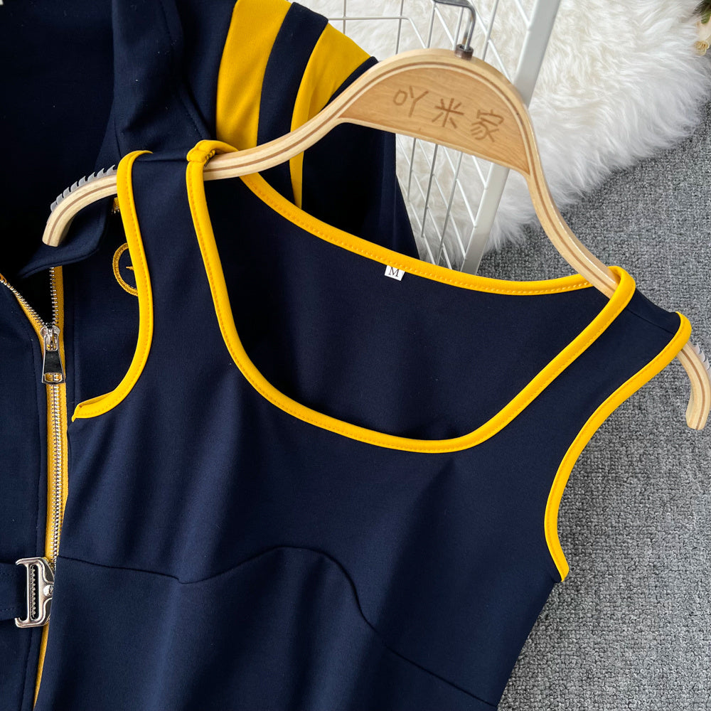 UNIKCOSA Velora Three-Piece Sports Suit Dark Blue ๐ซ