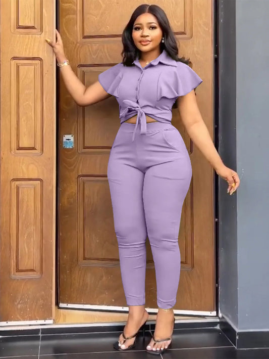 UNIKCOSA LuxeEase Y2K Streetwear Two-Piece Set For Women 💫