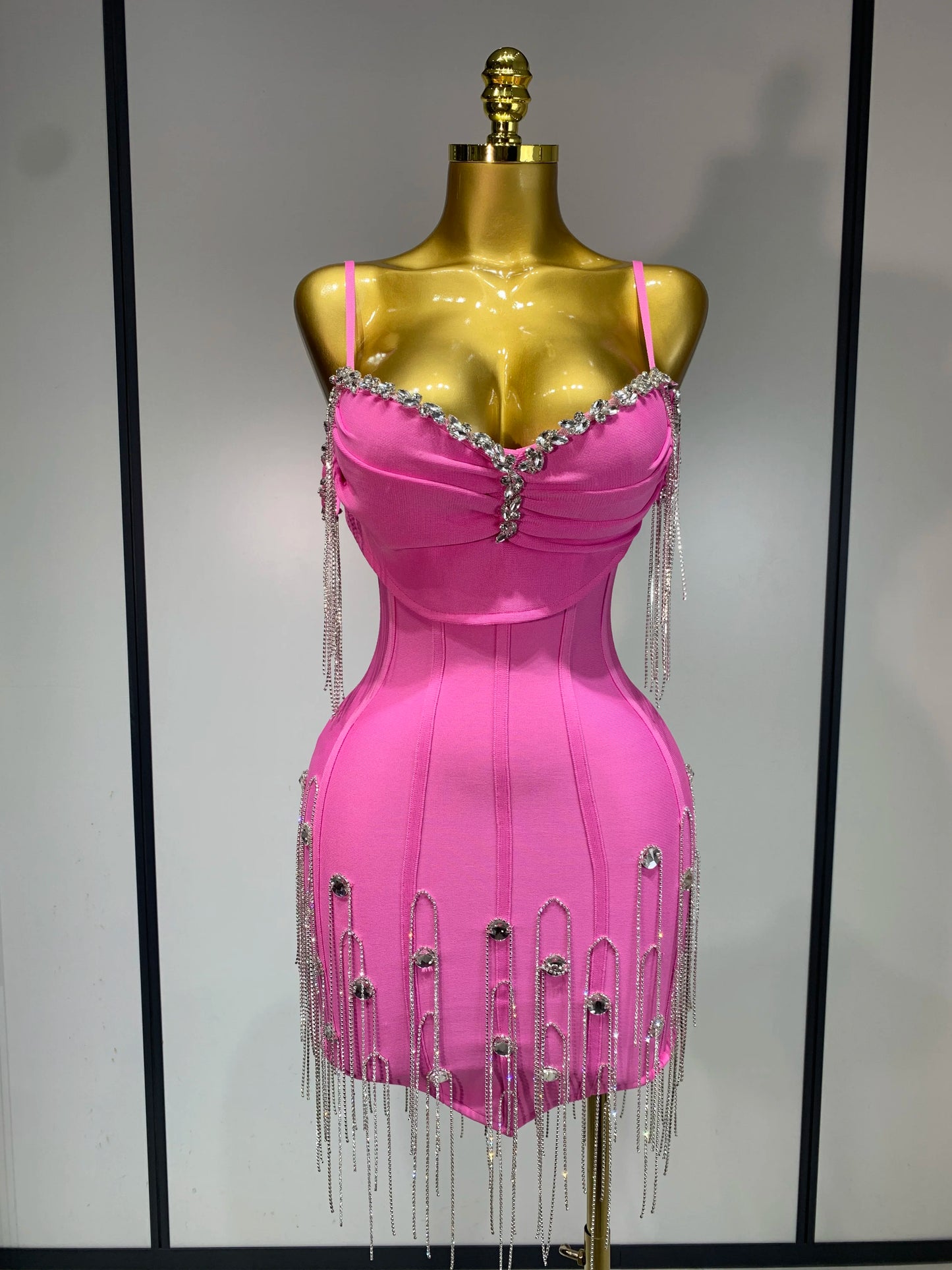 UNIKCOSA’s 2025 Spaghetti Strap Backless Dress — Sexy Bodycon Bandage Prom & Party Gown