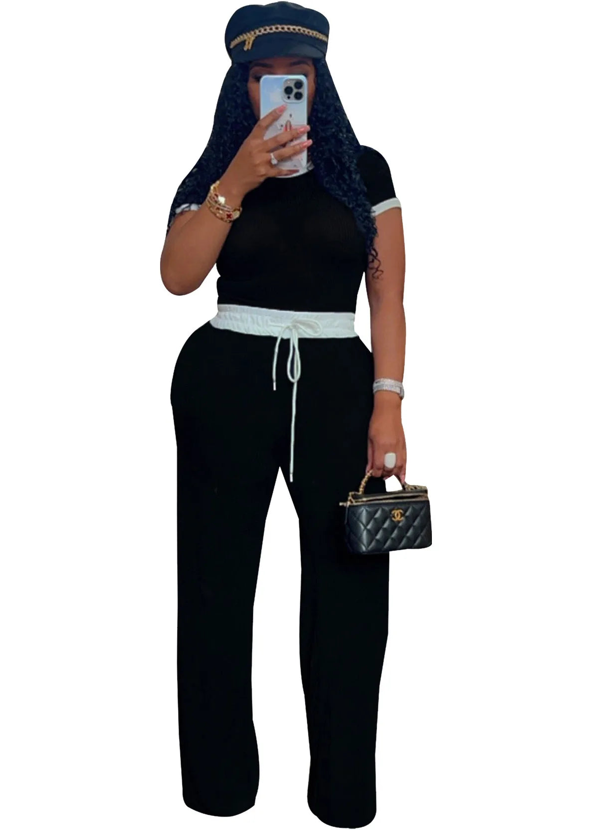 UNIKCOSA UrbanSoul Two-Piece Set Ribbed Top And Pants π«