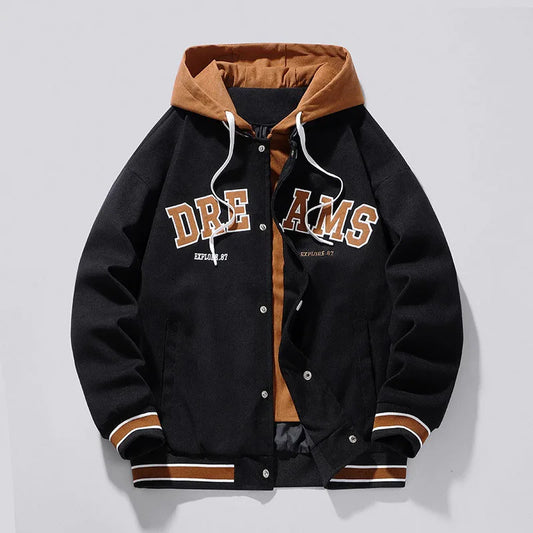 UNIKCOSA Velora Varsity Hooded Jacket For Autumn Style ๐ซ