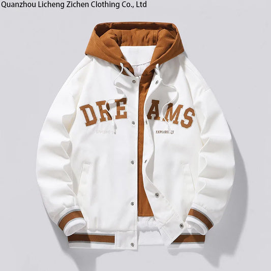 UNIKCOSA Velora Varsity Hooded Jacket For Autumn Style π«