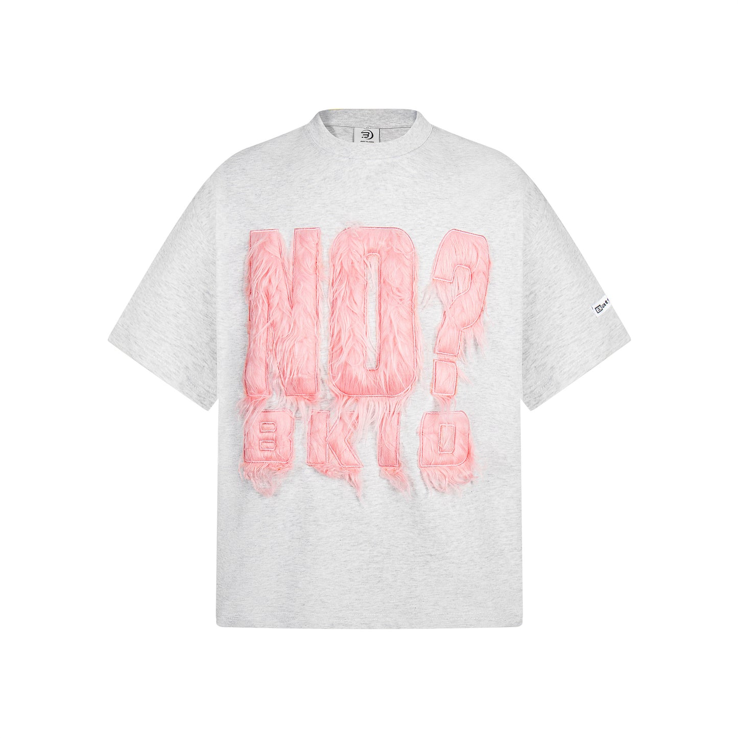 UNIKCOSA StreetCore Embroidered Letter Flock T-Shirt for Men 🖤 (Unisex Fit)