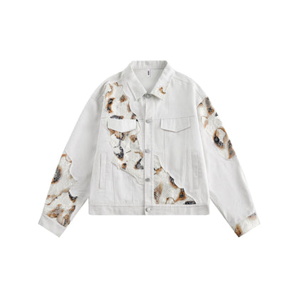 UNIKCOSA UrbanSoul LaceBurn Jacket Street Lace Splice 🖤