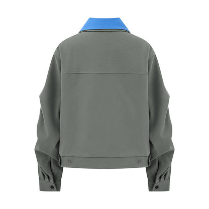 UNIKCOSA UrbanSoul Two Piece Color Block Lapel Jacket 🌆