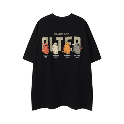 UNIKCOSA Velora Cartoon Print Short Sleeve Shirt 💫