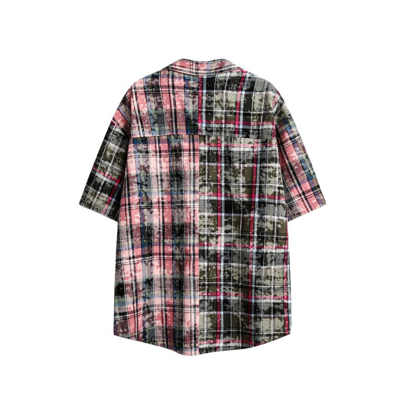 UNIKCOSA Velora Washed Plaid Loose Fit Shirt Unisex 💫