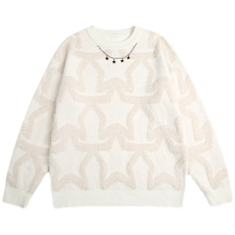 UNIKCOSA LuxeEase Unisex Color Block Knit Sweater 💫