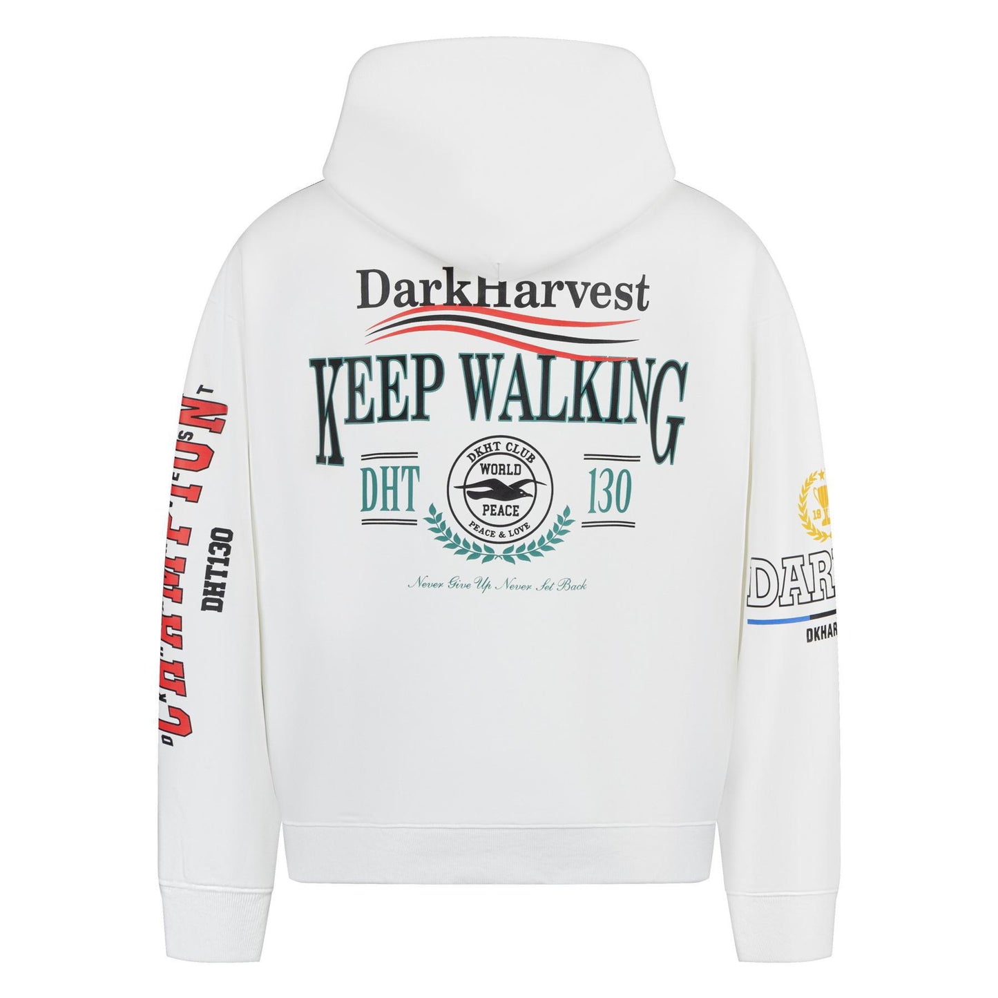 UNIKCOSA UrbanSoul Loose Fit Mottled Letter Hoodie 🌆