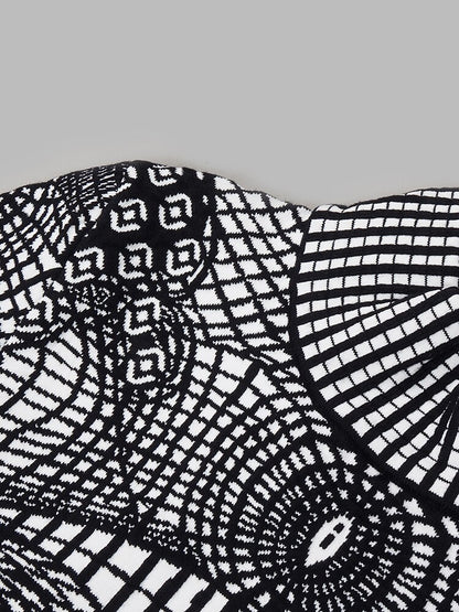 UNIKCOSA Velora Womens Animal Print Stand Collar Dress 💫