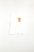 Relaxed Fit T-Shirt With La Dolce Vita Print in White
