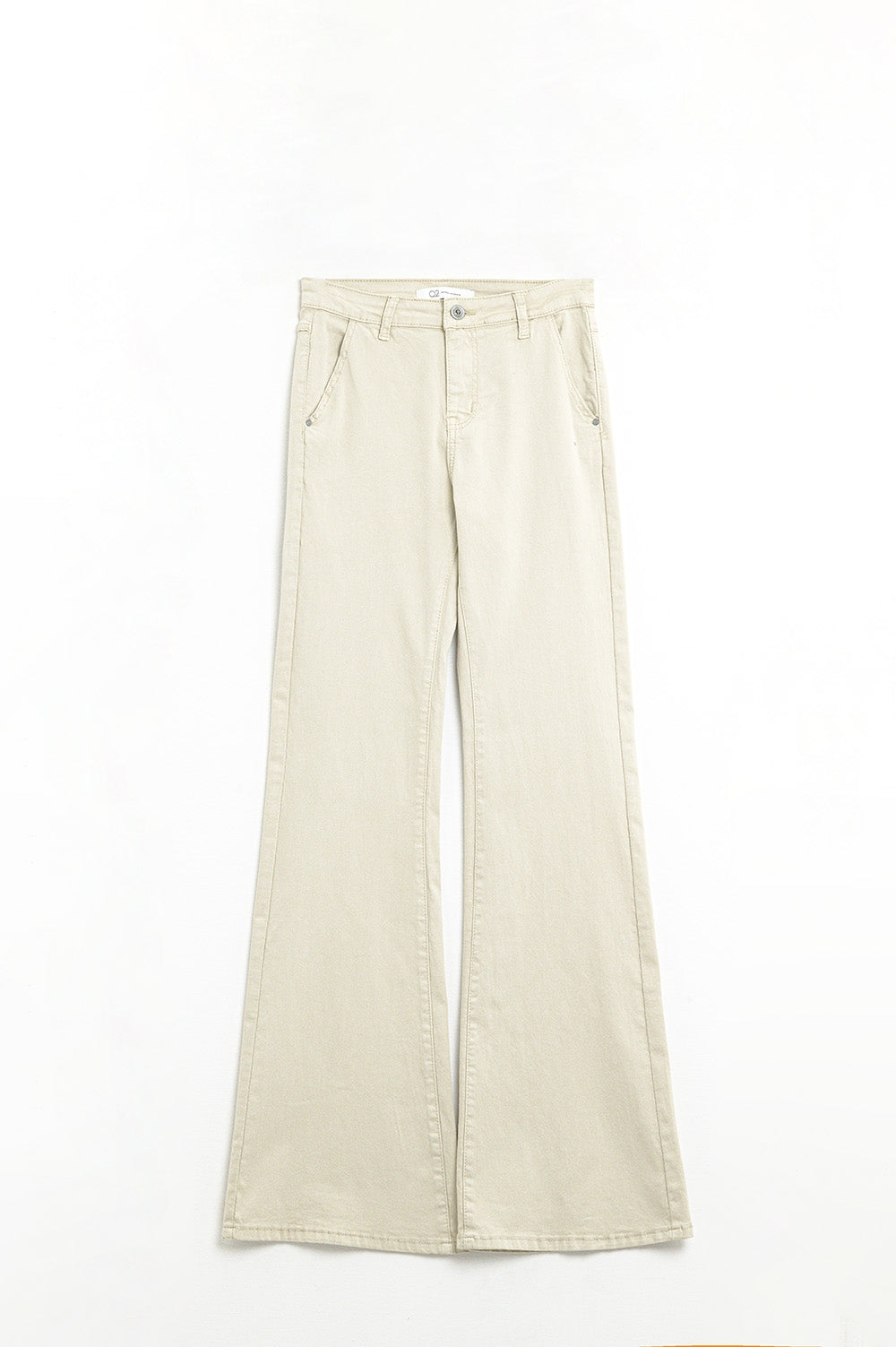 Comfy Stretcy Beige Flared Pants