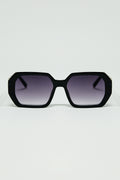 Black Diamond-Shaped Sunglasses and goldden detail