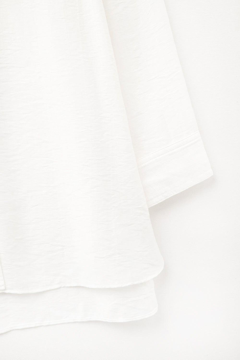 relaxed fit Shirt long Sleeves in white