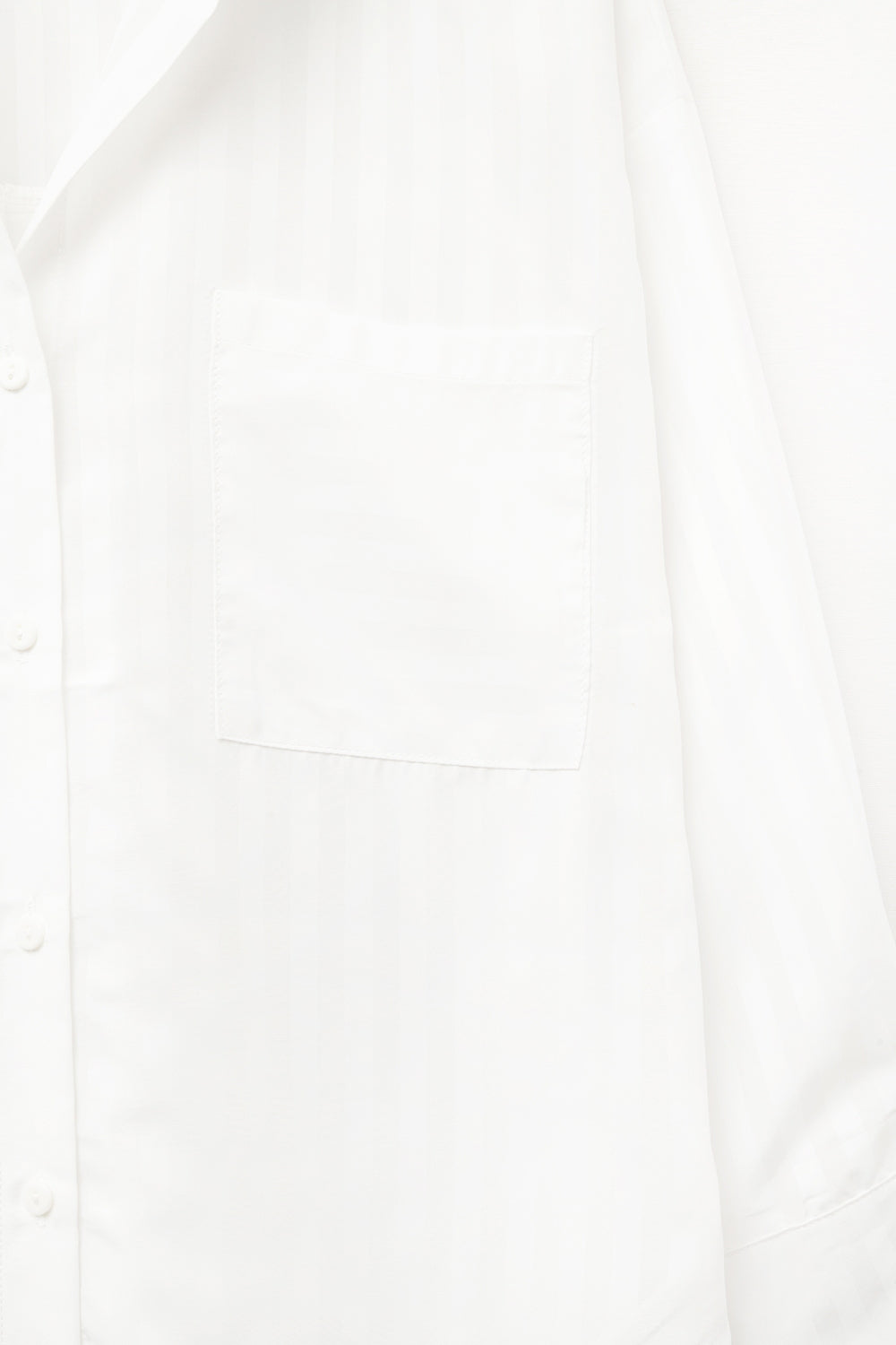 Relaxed White striped blouse