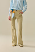 Comfy Stretcy Beige Flared Pants