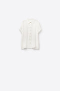 Short Sleeve Blouse in White