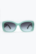 Mint Green Oversized Oval Sunglasses in Acetate