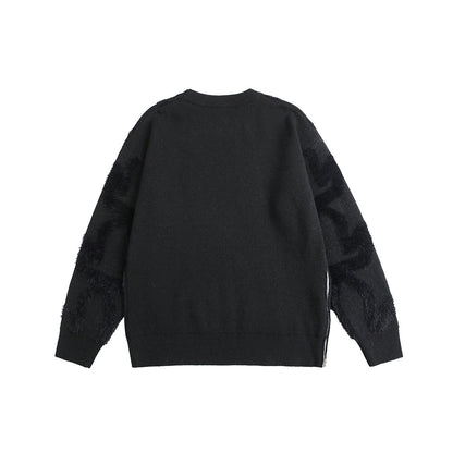 UNIKCOSA LuxeEase Unisex Color Block Knit Sweater 💫
