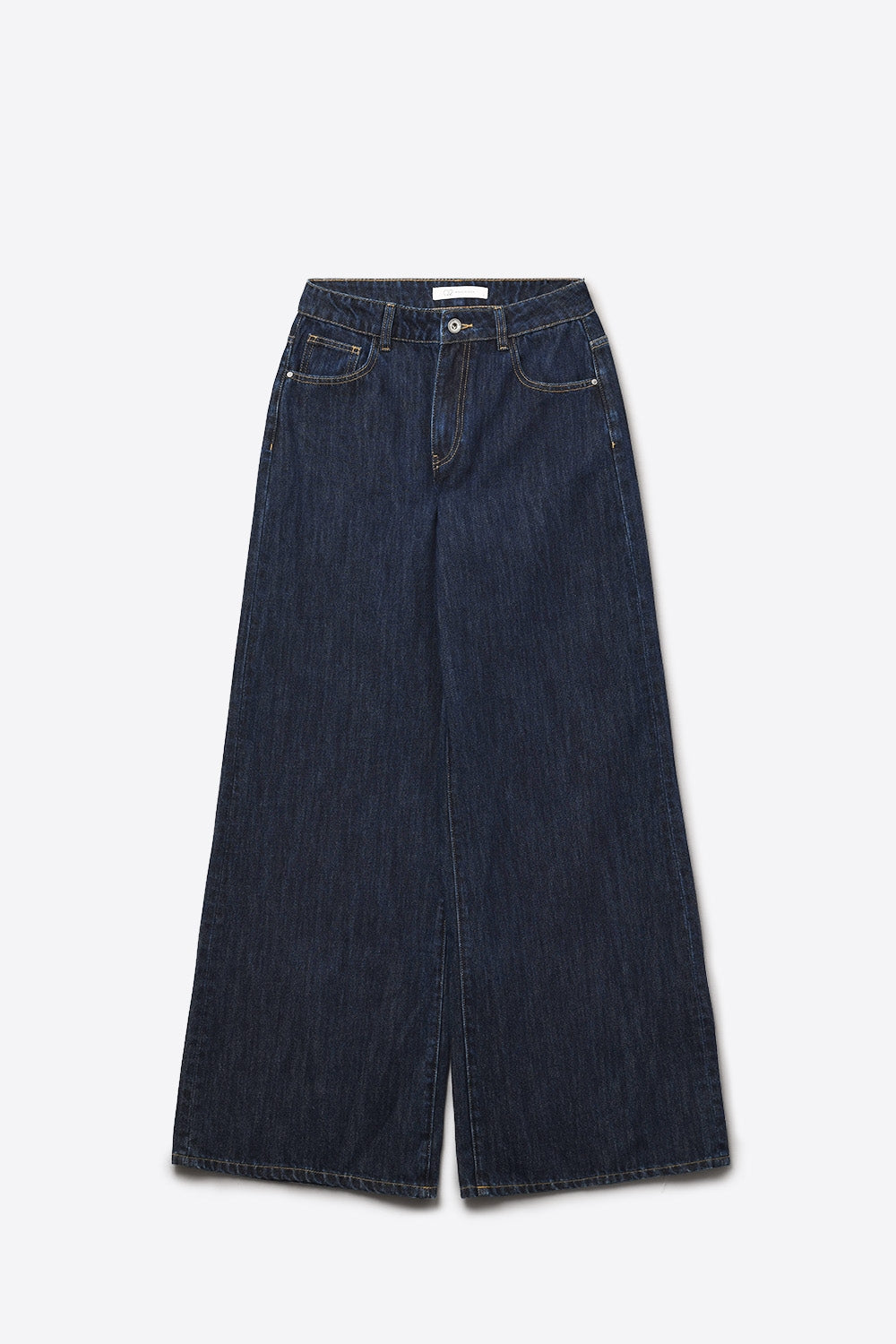 Trendy Dark wash Blue Jeans in extra wide leg