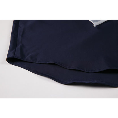 UNIKCOSA Velora Patchwork Turndown Collar Shirt Vintage 💫