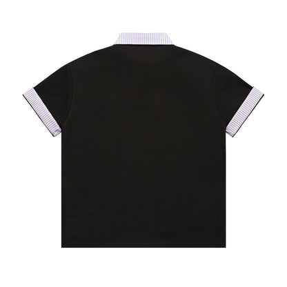 UNIKCOSA Velora Color Block Polo Shirt With Fake Collar 💫