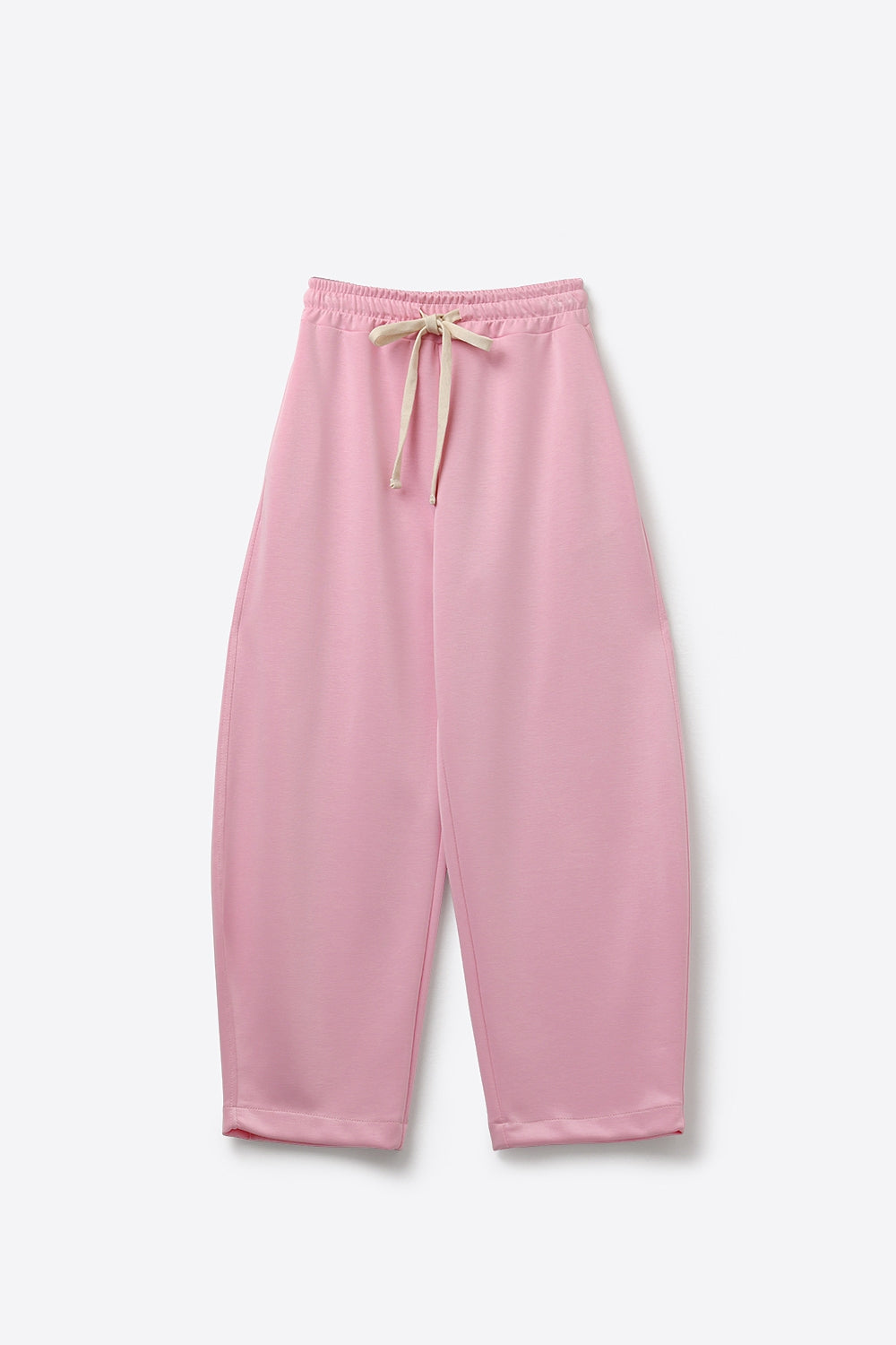 Super-Soft Knit Jogger Pants in pink with Drawstring Waist