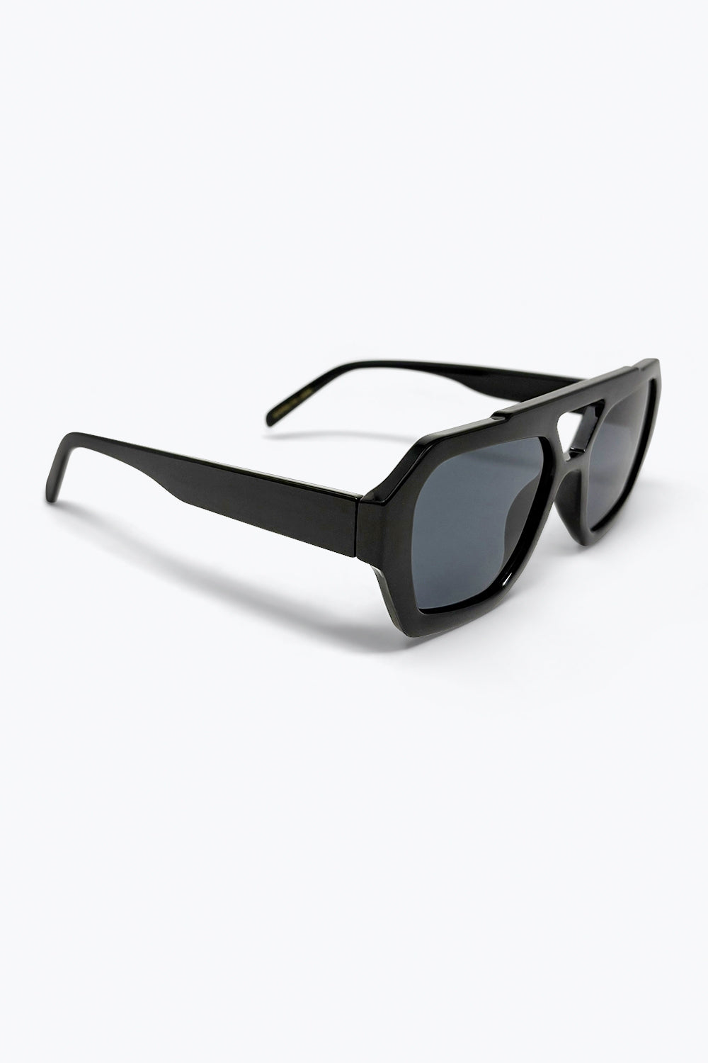 Black Geometric Frame Fashion Sunglasses for Women