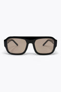 Black Oversized Square Frame Sunglasses