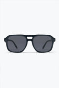 Black Chunky Frame Square Lens Oversize Sunglasses