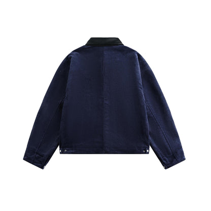 UNIKCOSA Velora CorduCraft Jacket Removable Leather Collar💫