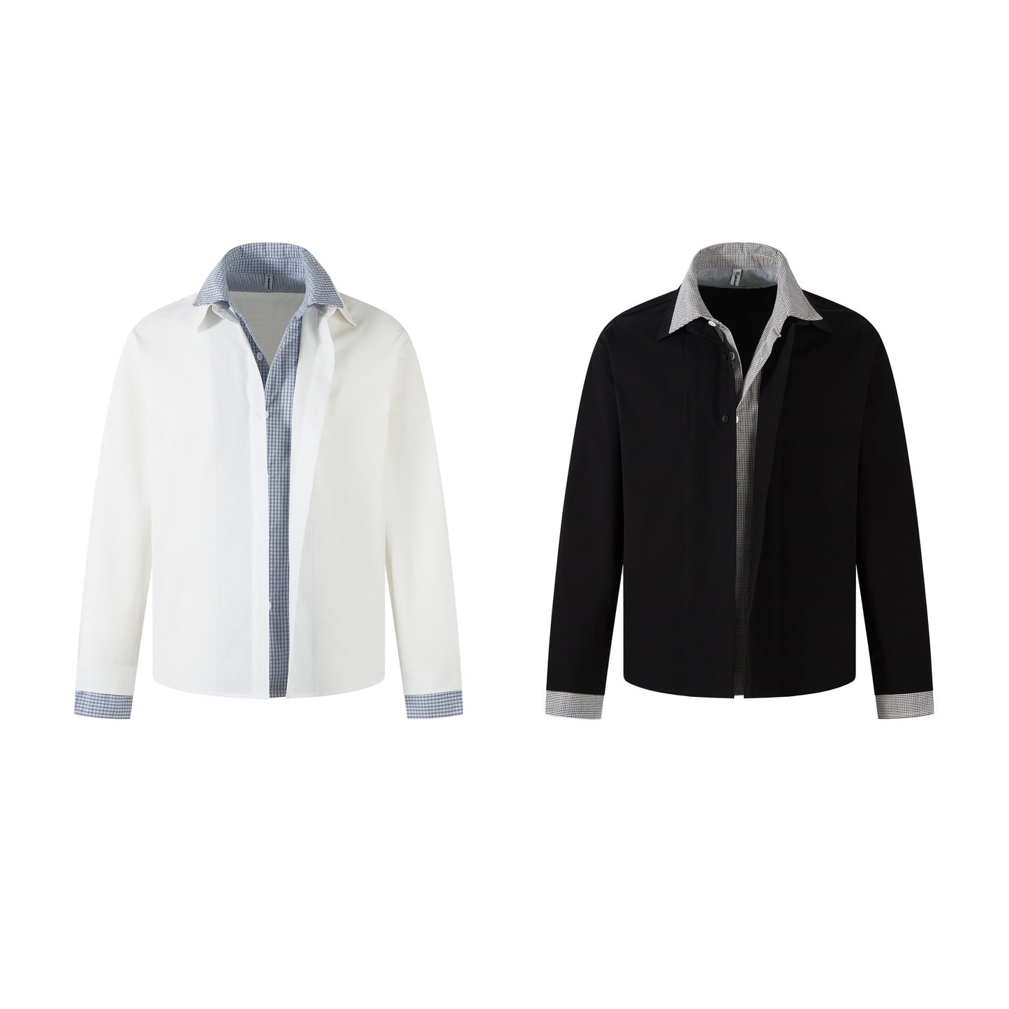 UNIKCOSA LuxeEase Two-Piece Long Sleeve Shirt For Men 🖤